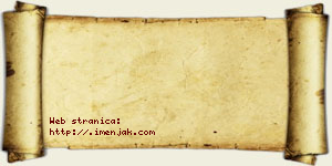 Jesenka Popović vizit kartica